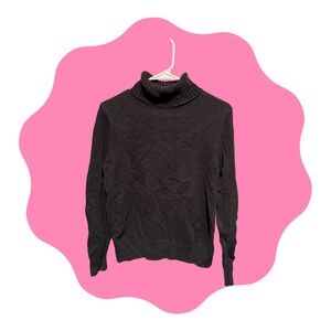 Croft & Barrow Charcoal Turtleneck Sweater